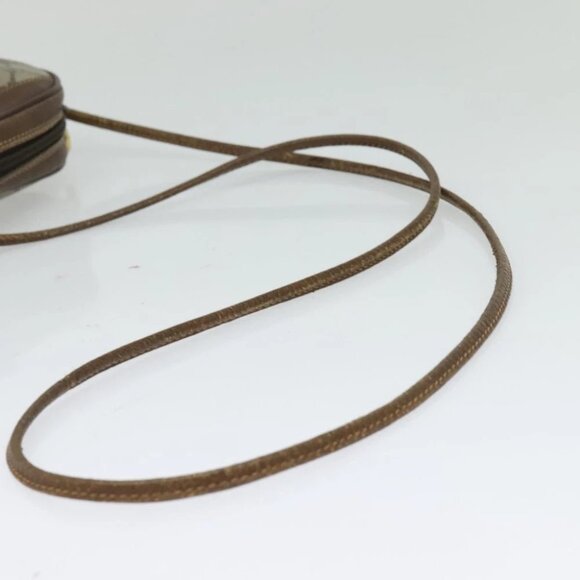 GUCCI GG Supreme Web Sherry Line Shoulder Bag PVC Beige 156 02 066 Auth bs27644 - Picture 10 of 14